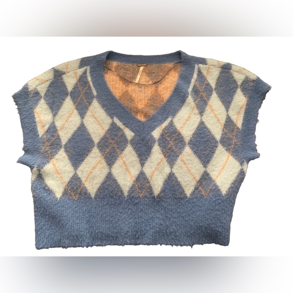 Free People Through the Motions Cropped Sweater Vest